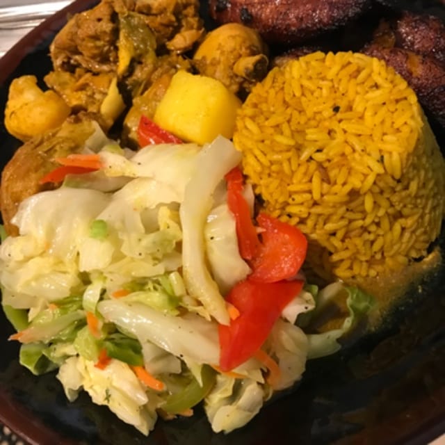Curry Chicken Meal.